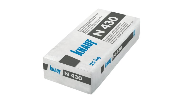 Masse in weißer Verpackung mit Blau